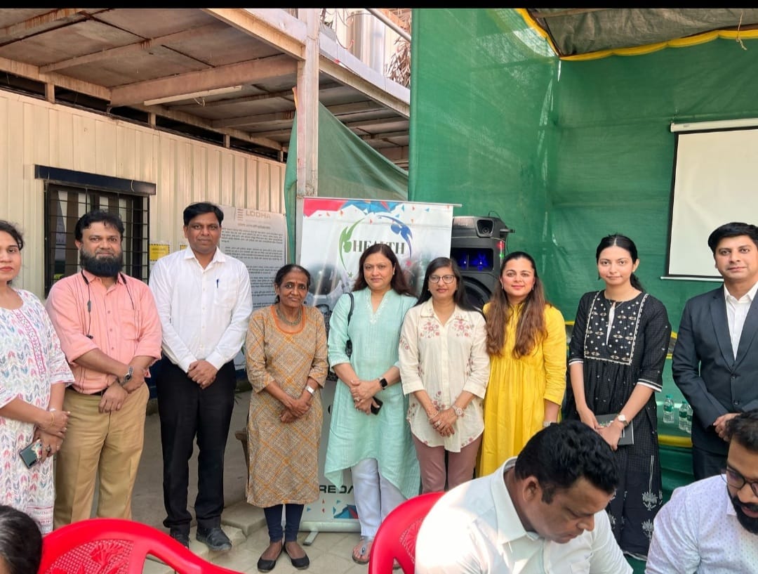 Health camp w conducted at ​ Lodha Bellevue​ site at Mahalaxmi
