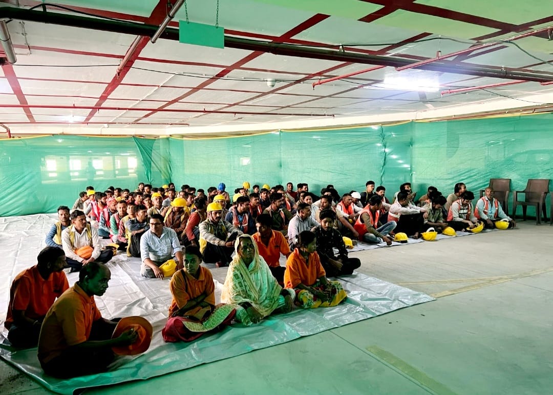 Health camp was conducted at ​ Man Infrastructure Ltd- Atmosphere Phase 2 at Nahur.